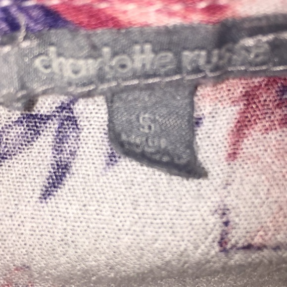 Charlotte Russe Off Shoulder Shirt - Picture 5 of 7